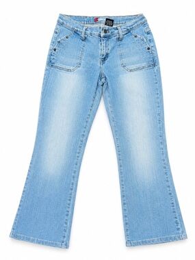 Light Blue Women’s Flared Jeans - Unbranded